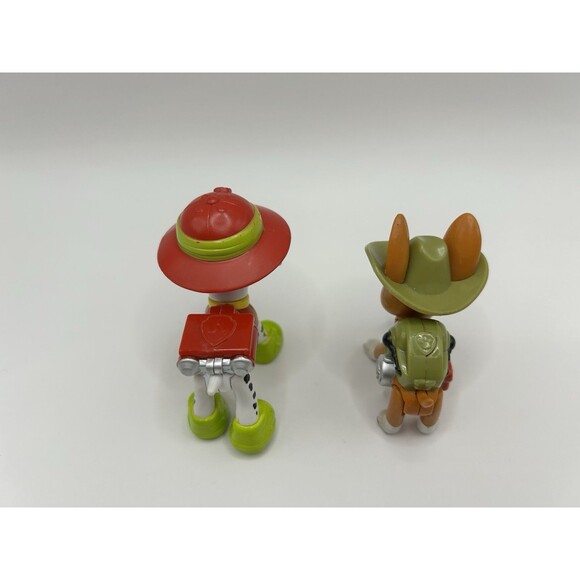 Paw Patrol Figures Tracker + Marshall Jungle Rescue Replacement Toy Figure Lot - Picture 10 of 11